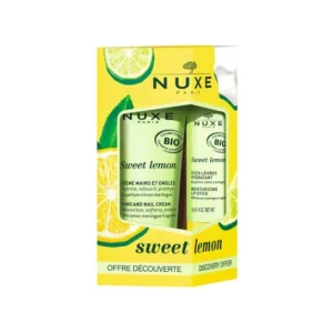 Nuxe Sweet Lemon Crema de Manos y Uñas 30ml + Stick de Labios 4g