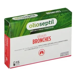 Olioseptil Bronches 15 Capsules
