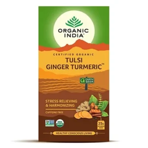 Organic India Bolsas de Té Tulsi Turmeric Ginger 25uds