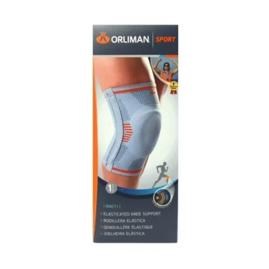 ORLIMAN Elastic Knee Brace Gel Pad Flejes Sport T1 1ud