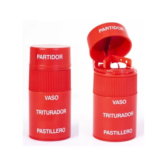OrtoPrime Triturador Cortador Pastillas 4 en 1
