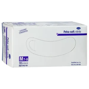 PEHA SOFT Peha-Soft thin nitrile disposable gloves size M 100uts