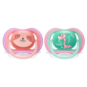 Philips Avent Chupete Ultra Air +18m Animales Rosa 2uds