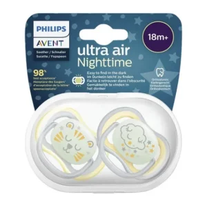 Philips Avent Ultra Air Nighttime Chupete +18m 2uds