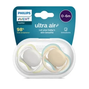Philips Avent Ultra Air Soother 0-6Months Neutral 2 Units