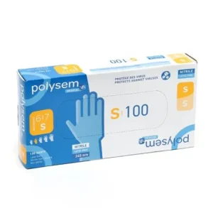 Polysem Non Sterile Nitrile Glove Non Powder TXl 100uts
