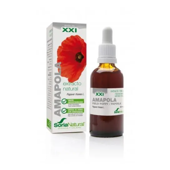Soria Natural Poppy extract 50ml Xxi