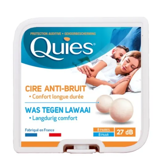 QUIES corks for ears natural wax 16uds