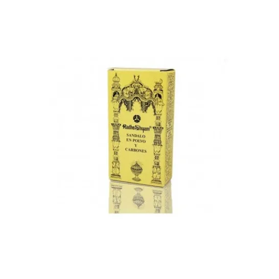 Radhe Shyam Sandalwood Incense Powder and Charcoal 100g