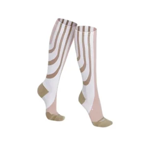 Sankom Calcetín Compresivo Blanco Beige 35-38 EU 1 Par