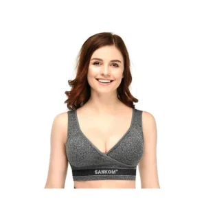 Sankom Sujetador Deportivo Gris L/XL 1ud