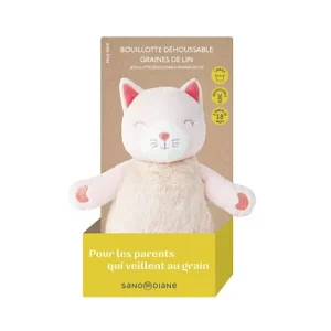 Sanodiane Bolsa Agua Caliente Granos Linaza Infantil Gato 1ud
