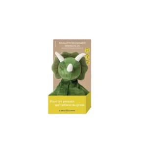 Sanodiane Bolsa de Agua Caliente con Linaza Dinosaurio 20cm 1ud