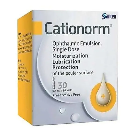 SANTEN ITALY Srl Santen Cationorm Eyedrops Emulsion 0.4 ML 30 Single Dose