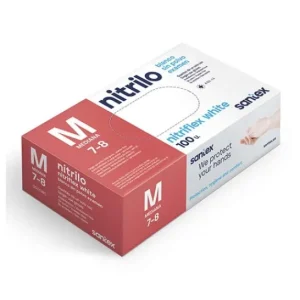 Santex Guantes Nitrilo Blanco Sin Polvo Talla M 100uds