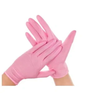 Santex Guantes Nitrilo Rosa Sin Polvo Talla L 100uds