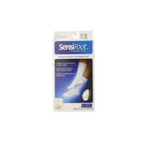 SENSIFOOT normal sock white colour T-M 1ud