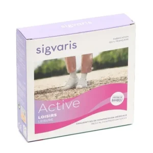 Sigvaris 2 Active Loisir Media Mujer Rosa TXL Normal 1 Par