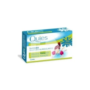 QUIES Silicone ear plugs for swimming 6 uts