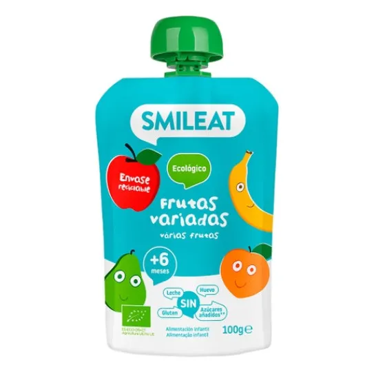 Smileat Pouch Organic Varied Fruits