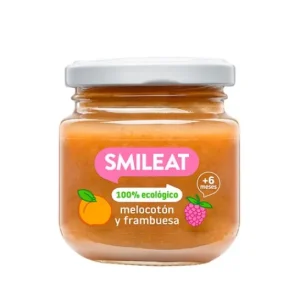 Smileat raspberry and peach jar 130g