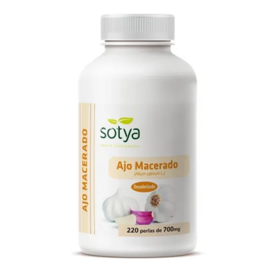 Sotya Ajo Macerado 500mg 220 perlas