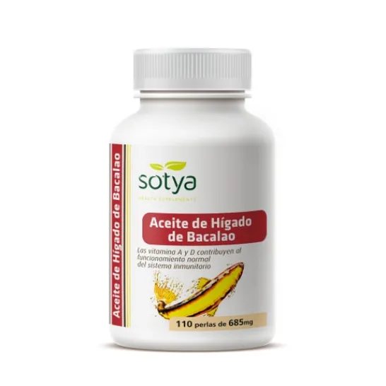 Sotya hígado de Bacalao 685mg 110 perlas