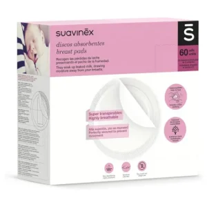 Suavinex ™ absorbent disc breast pads 60 u.