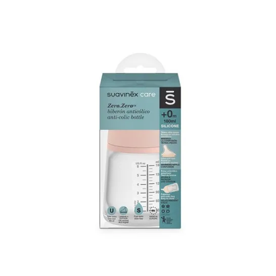 Suavinex Biberon Zero Colic Slow Flow T-s 180ml
