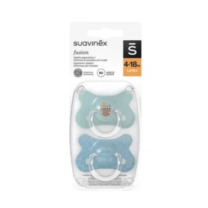 Suavinex Latex Soother T. Anat. Fusion 4-18m 2unid.