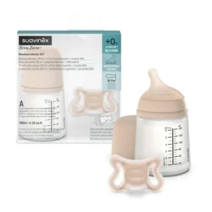 Suavinex Pack Zero Zero Chupete + Biberón Claro