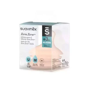 Suavinex Teat Silicone Anticolico Flow M 2u