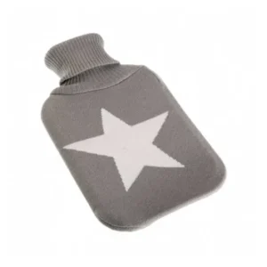 THE FLOWER Bolsa Agua Caliente Forrada Gris 2L
