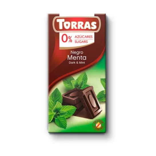 Torras Choco Black Mint S/G S/A 75g