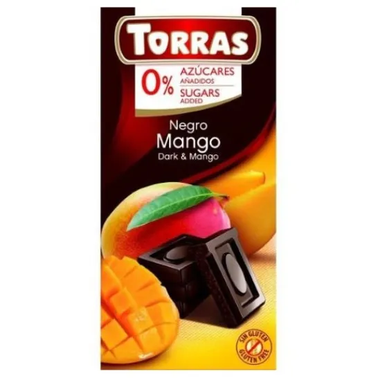 Torras Dark Chocolate with Mango 75g
