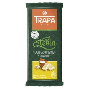 Trapa Chocolate Blanco con Stevia 75g