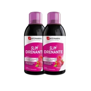 Forte Pharma Turboslim TurboDraine Drenante Frambuesa Duplo 2x500ml