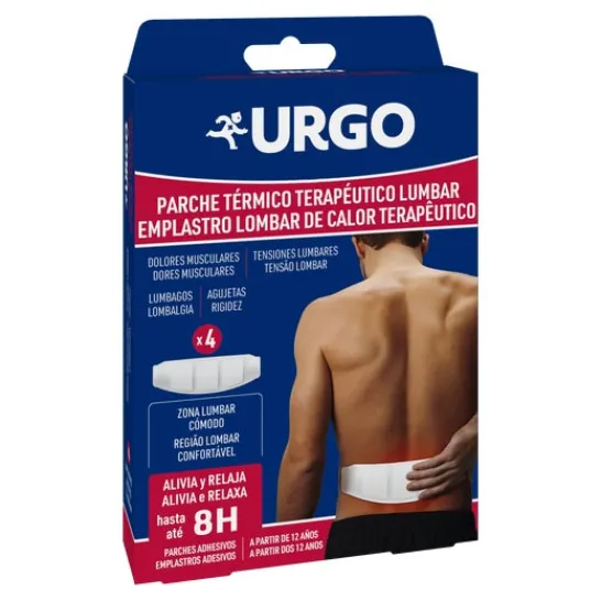 URGO Parche Térmico Lumbar 4uds