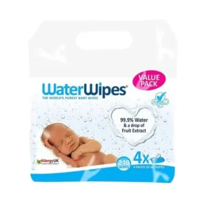 Waterwipes Toallitas Bebé 99.9% 4x60uds