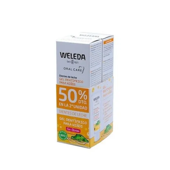 Weleda children's toothpaste gel 2 x 50ml