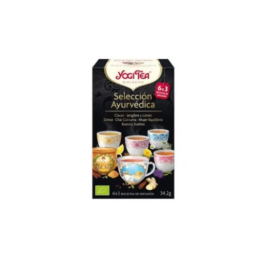 YOGI TEA Ayurvedic Selection 6 x 3 18 Sachets