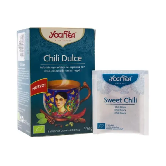 YOGI TEA chili dulce 17 bolsas