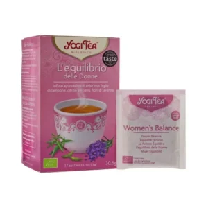 YOGI TEA woman balance 17 bags