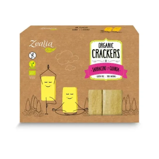 Zealia Crackers Buckwheat Quinoa 120g