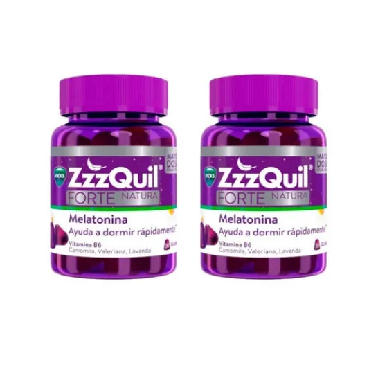 ZzzQuil Forte Natura Gummies Frutos del Bosque 2x30uds